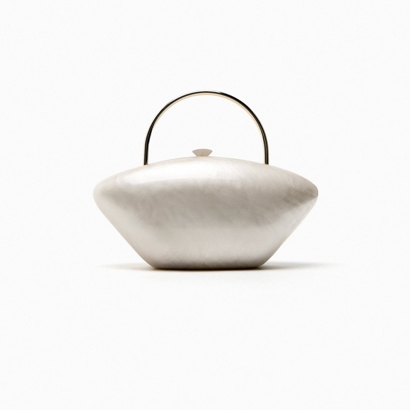 Zara pearl minaudiere NWT - Picture 9 of 14